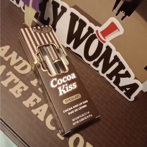 SHEGLAM x Willy Wonka  Cocoa Kiss Lip Duo HOT FUDGE NIB